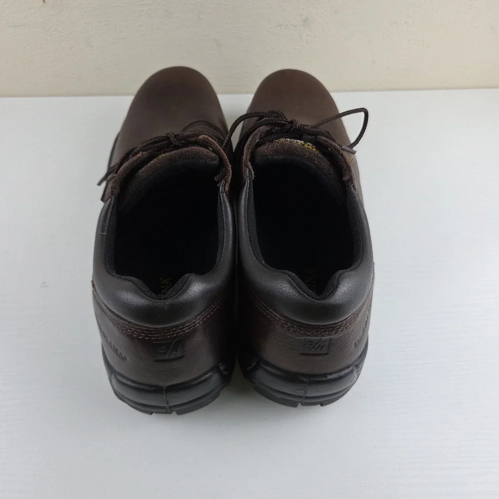 Carolina CA1528 Men's 12M Brown Leather Work Shoes Electrical Hazard Safety Toe